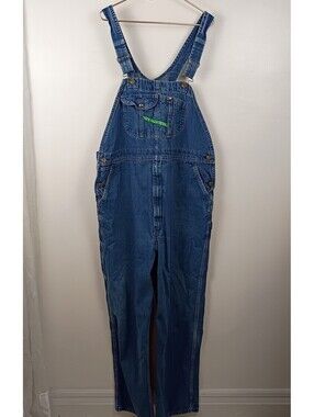 Key Imperial Overalls Vintage Mens 44 X 32 Denim Bib Carpenter Workwear